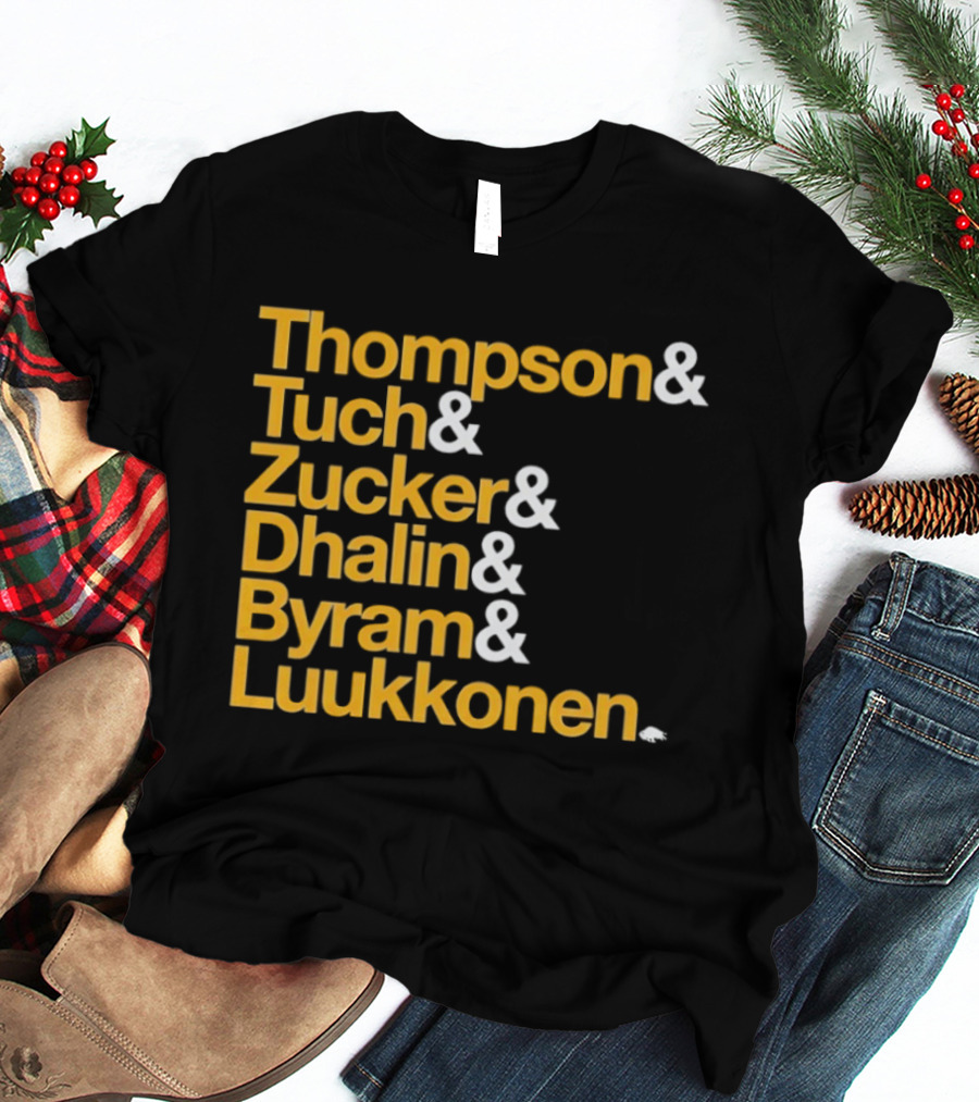 Thompson Tuch Zucker Dahlin Byram Luukkonen Buffalo Sabres 2026 T-Shirt