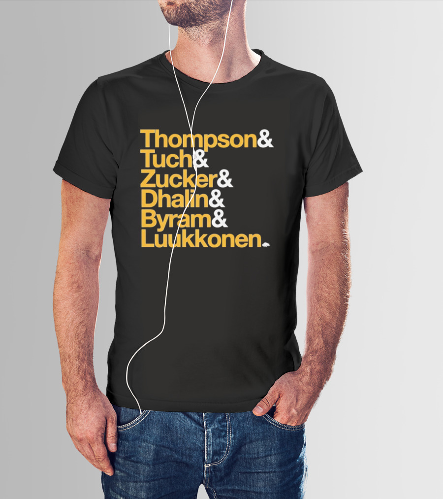 Thompson Tuch Zucker Dahlin Byram Luukkonen Buffalo Sabres 2026 T-Shirt