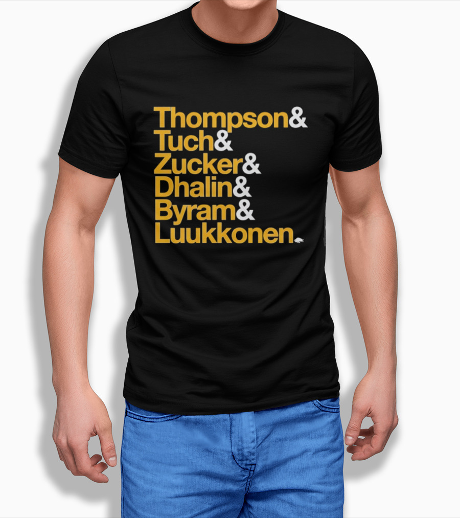 Thompson Tuch Zucker Dahlin Byram Luukkonen Buffalo Sabres 2026 T-Shirt