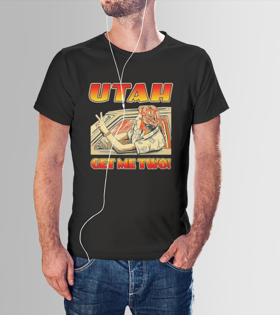 Utah Get Me Two Vintage Movie Car Scene T-Shirt