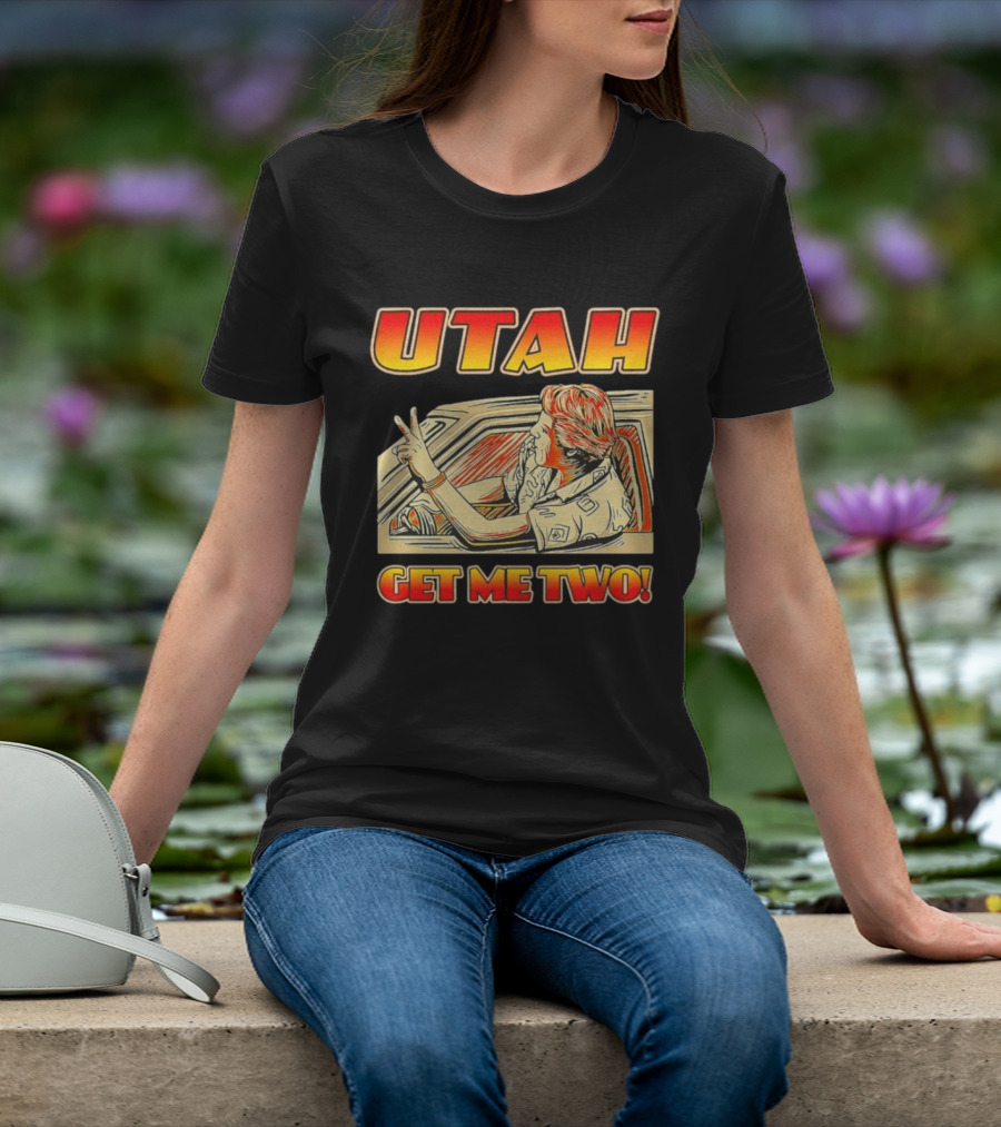 Utah Get Me Two Vintage Movie Car Scene T-Shirt