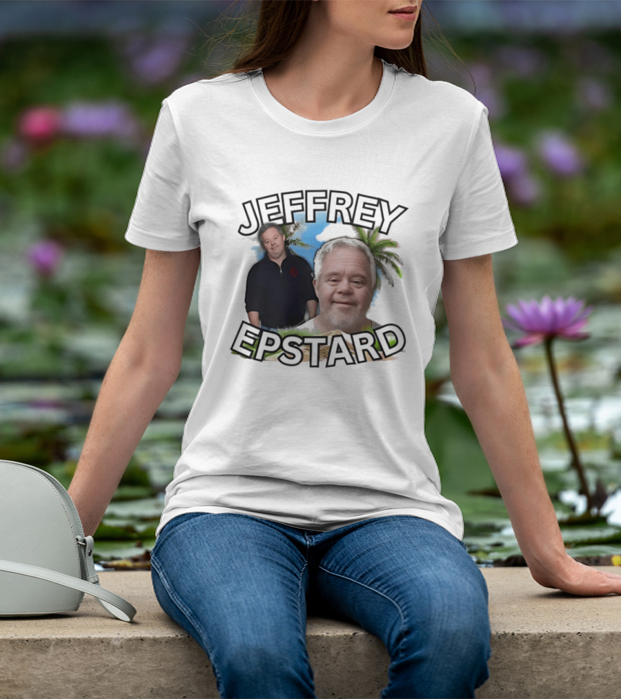 JEFFREY EPSTARD Palm Tree Tropical T-Shirt