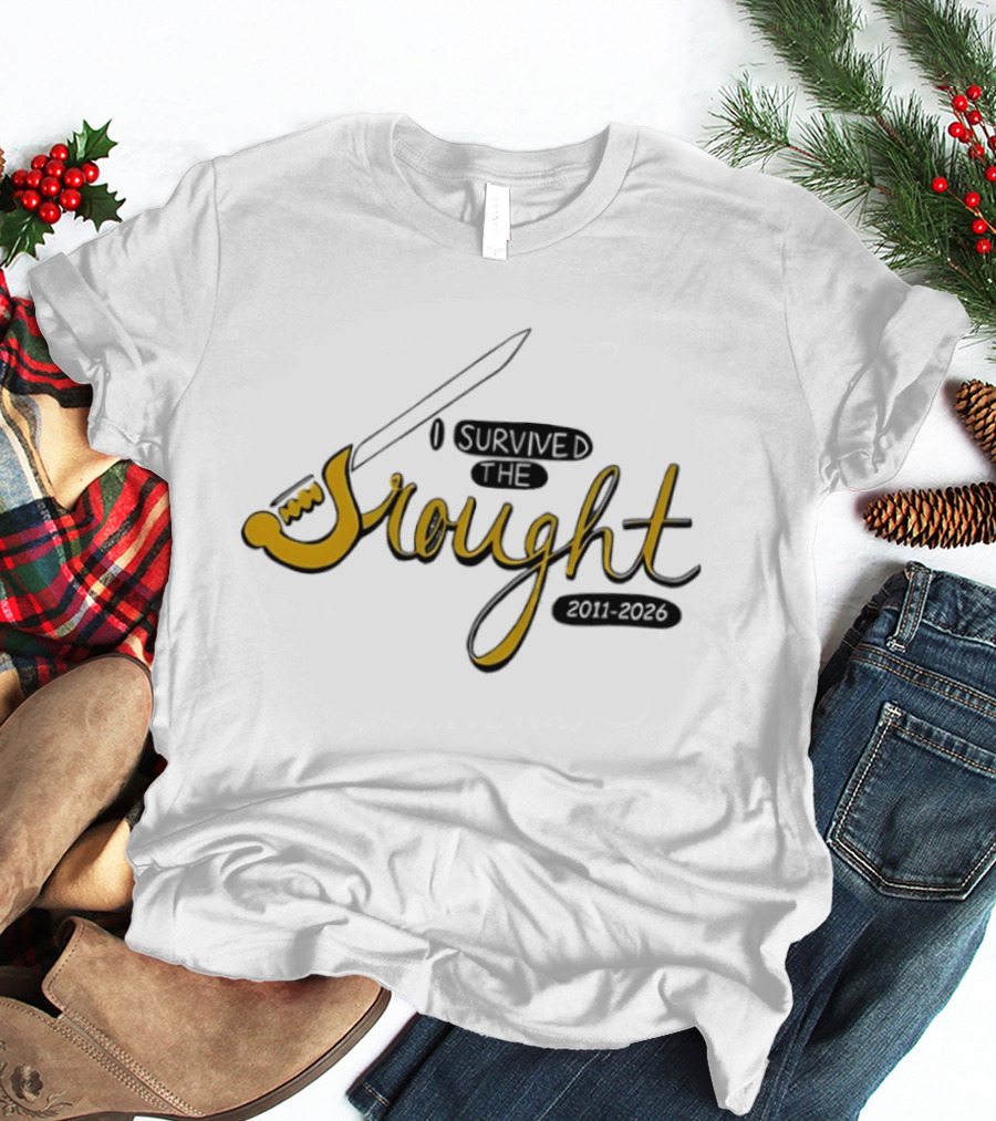 I Survived The Drought 2011 2026 Sword T-Shirt
