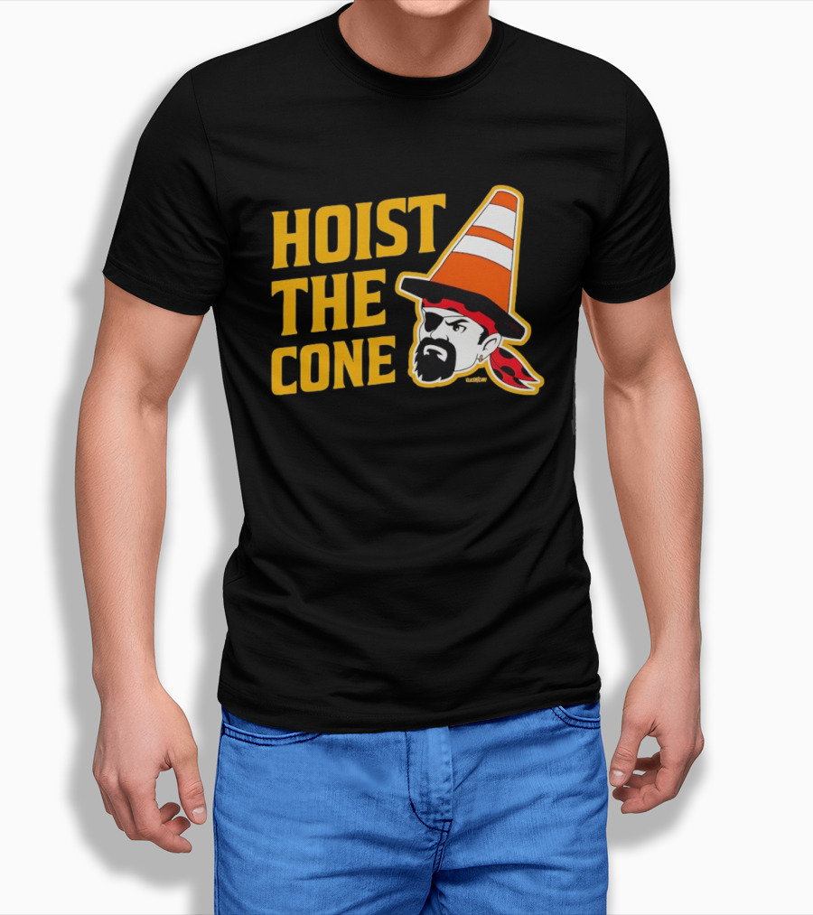 Pittsburgh Pirates Hoist The Cone Traffic Cone Hat Pirate T-Shirt