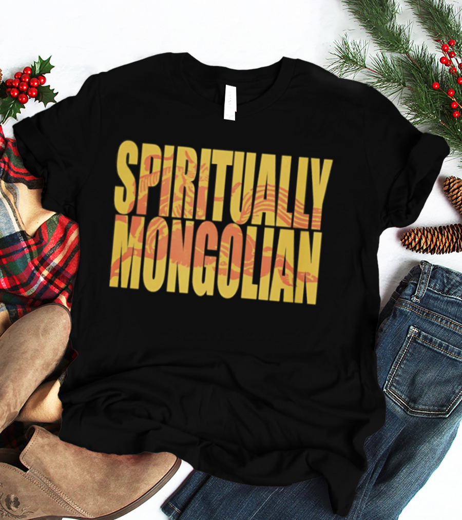 Spiritually Mongolian Traditional Motifs T-Shirt