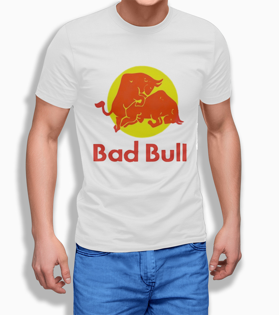 Bad Bull Red Bull Parody Bulls T-Shirt