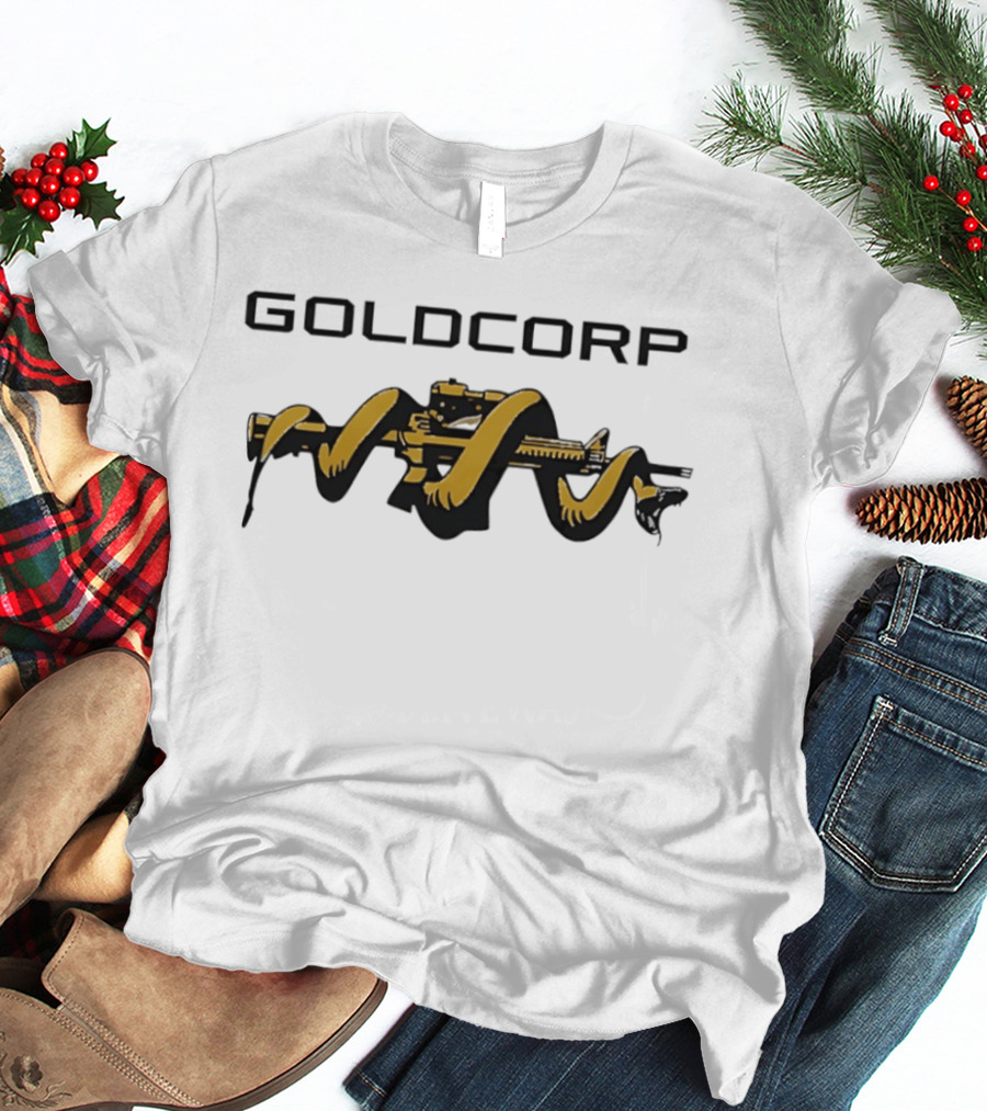 GOLDCORP Snake Wrapped Rifle T-Shirt
