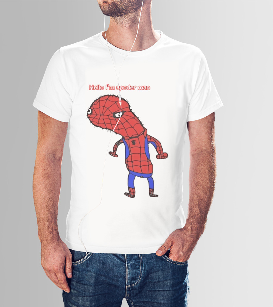 Hello I'm Spoderman Spiderman T-Shirt