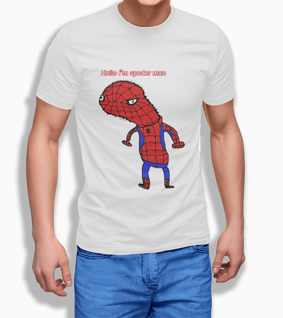 Hello I'm Spoderman Spiderman T-Shirt