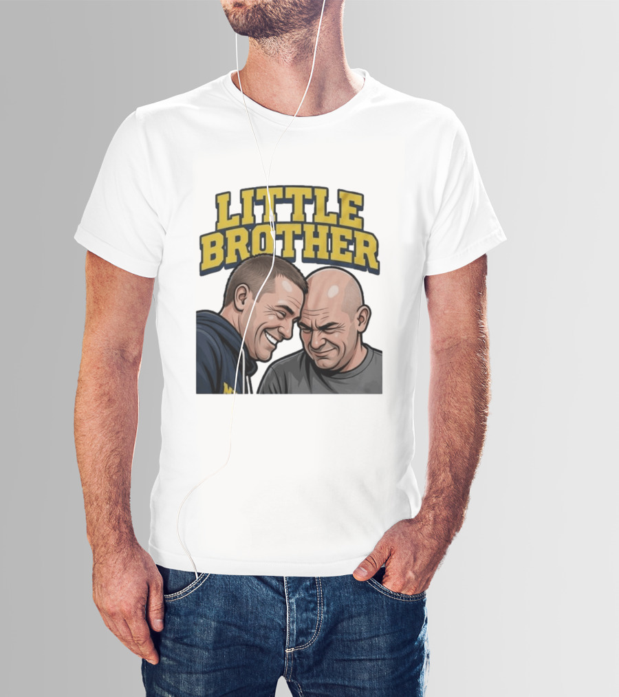 Michigan Wolverines Vs Uconn Huskies Little Brother Dusty May Dan Hurley T-Shirt