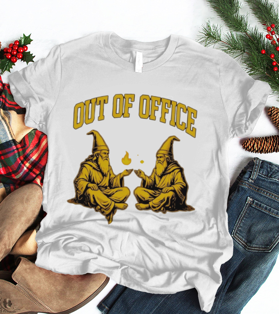 Out Of Office Wizards Magical Sorcery Wizardry Duo T-Shirt