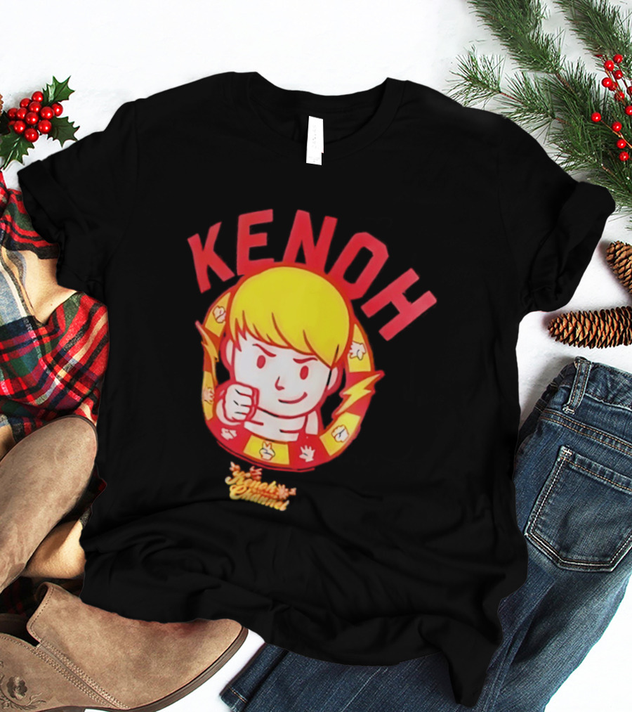 KENOH Chibi Boxer Punch Channel T-Shirt