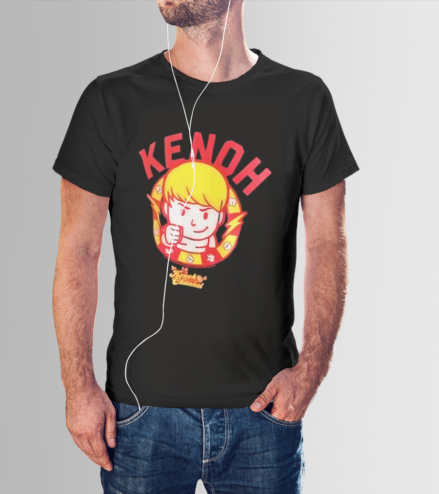 KENOH Chibi Boxer Punch Channel T-Shirt