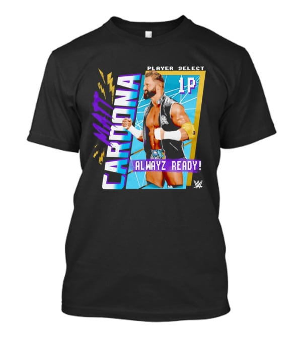 Matt Cardona Player Select 1P Alwayz Ready WWE T-Shirt