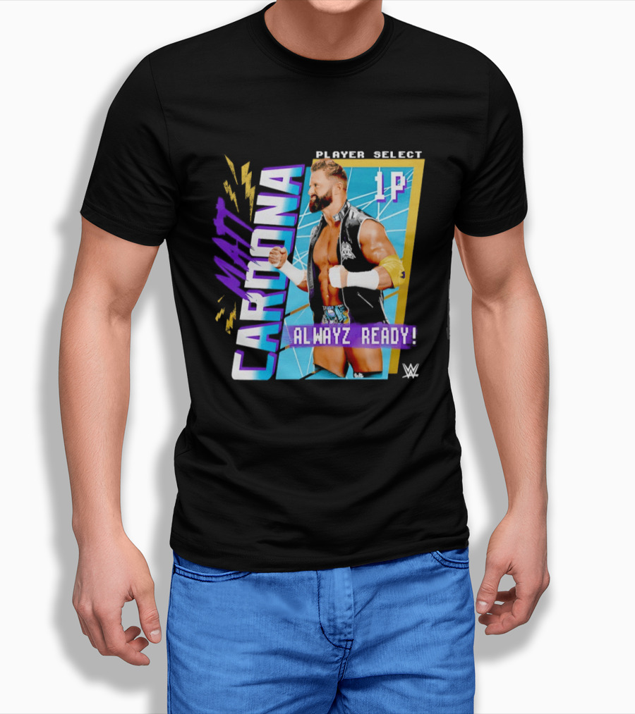 Matt Cardona Player Select 1P Alwayz Ready WWE T-Shirt