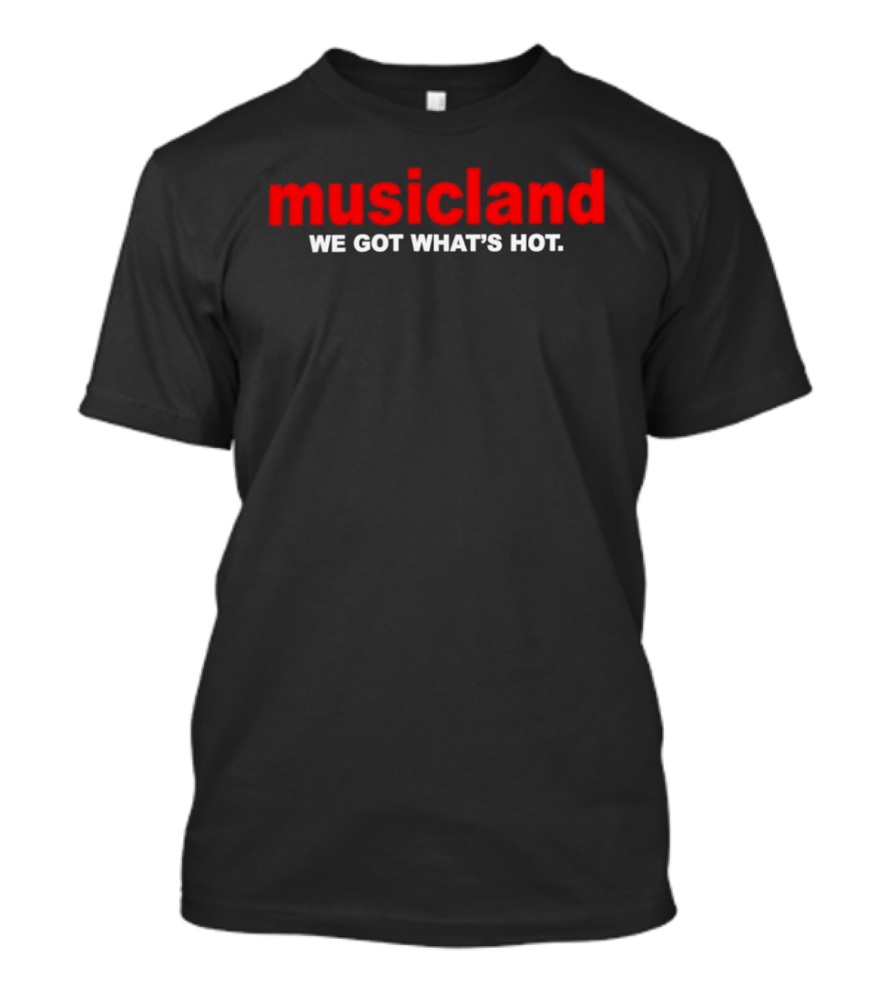Musicland We Got What's Hot Retro Styled Branding T-Shirt