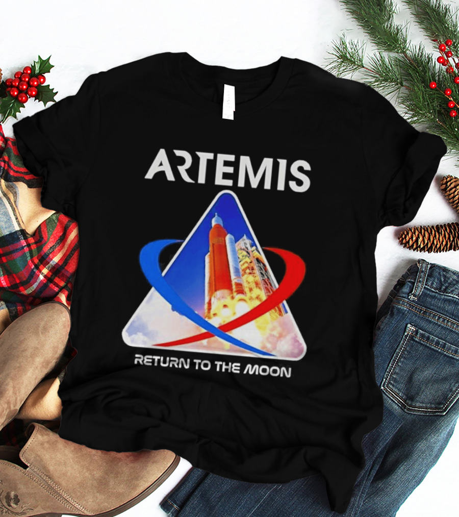 NASA Artemis Return To The Moon Enthusiast Launch Exploration T-Shirt