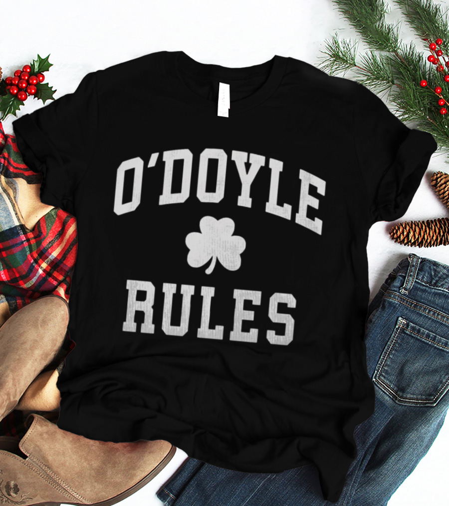 O'Doyle Rules Shamrock St Patrick's Day T-Shirt