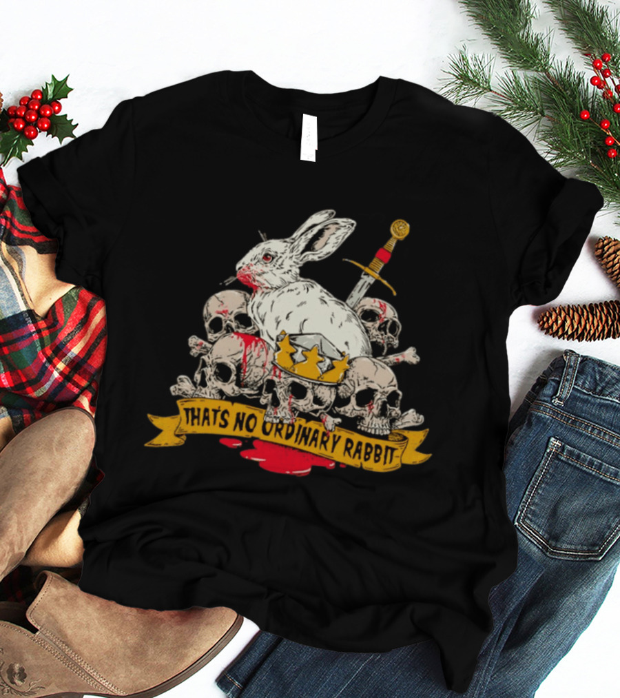 That's No Ordinary Rabbit Skulls Sword Crown T-Shirt