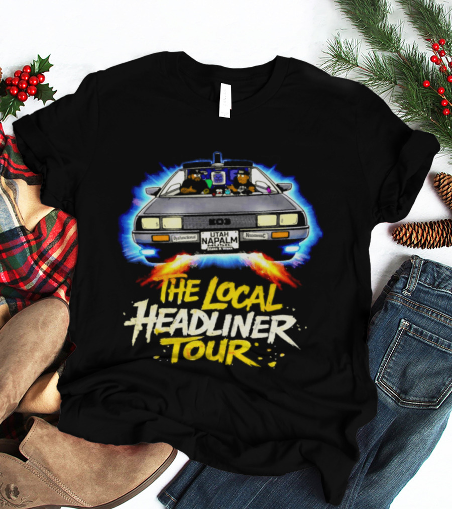 The Local Headliner Tour 80s Iconic Car Adventure T-Shirt