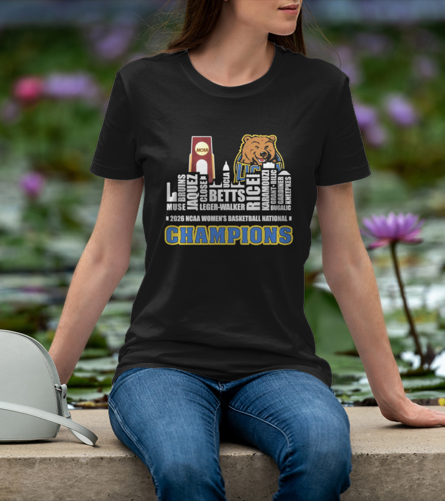 UCLA Bruins Skyline City Champions 2026 NCAA Women's Basketball National T-Shirt