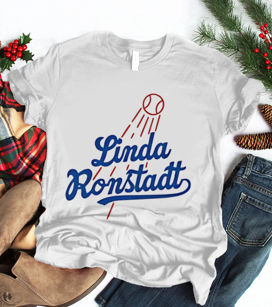 Linda Ronstadt Baseball Tribute Los Angeles T-Shirt