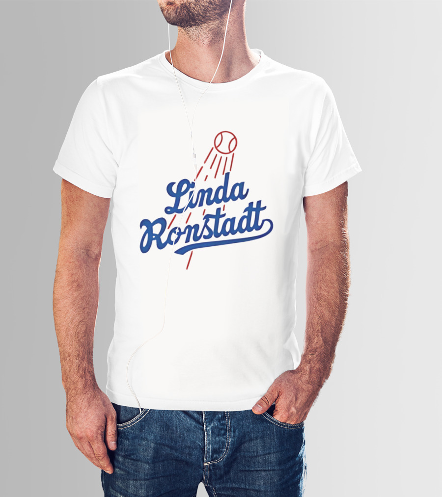 Linda Ronstadt Baseball Tribute Los Angeles T-Shirt