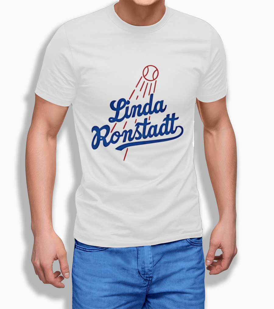 Linda Ronstadt Baseball Tribute Los Angeles T-Shirt