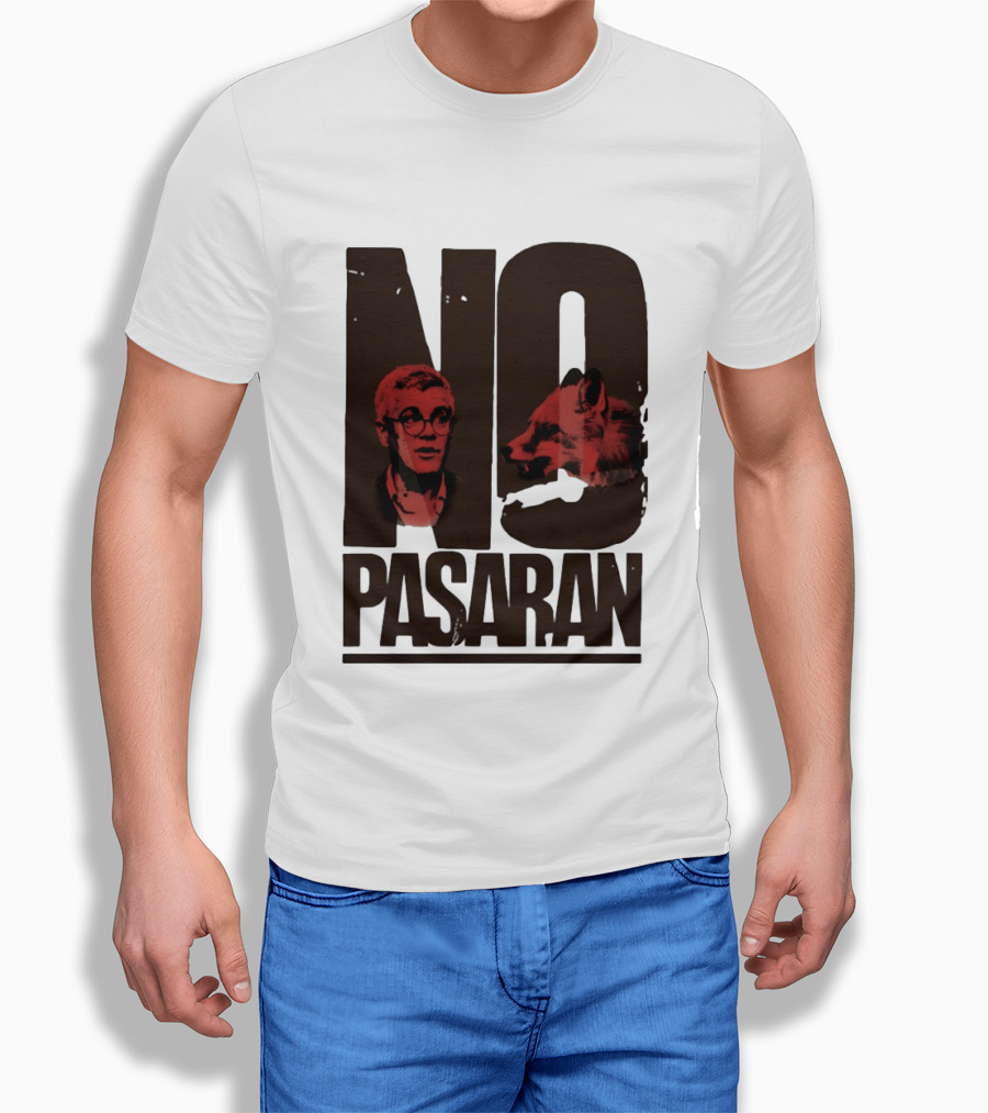 No Pasaran Wolf And Man T-Shirt