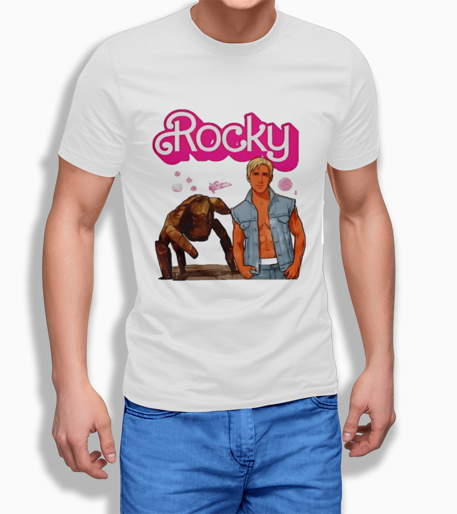 Rocky Project Hail Mary Barbie Mashup Ken Fashion T-Shirt