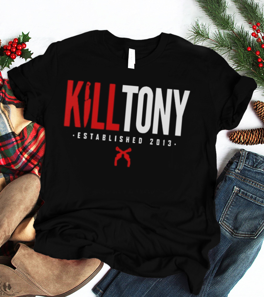 Kill Tony Established 2013 Knife Microphone T-Shirt
