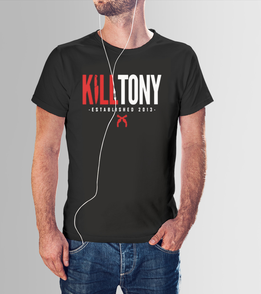 Kill Tony Established 2013 Knife Microphone T-Shirt