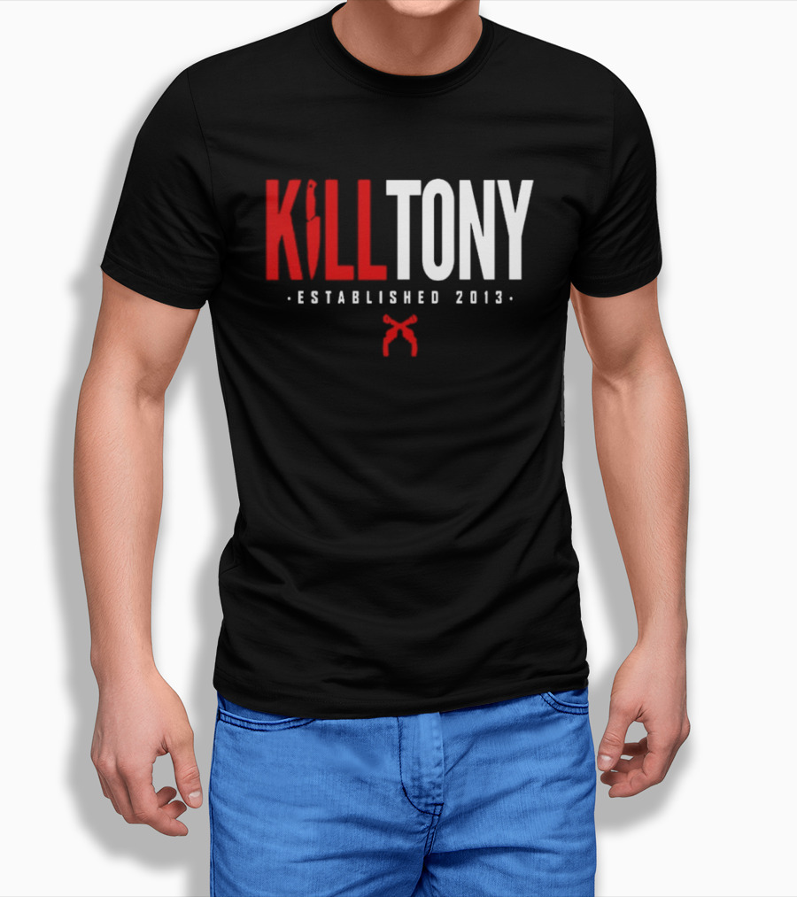 Kill Tony Established 2013 Knife Microphone T-Shirt