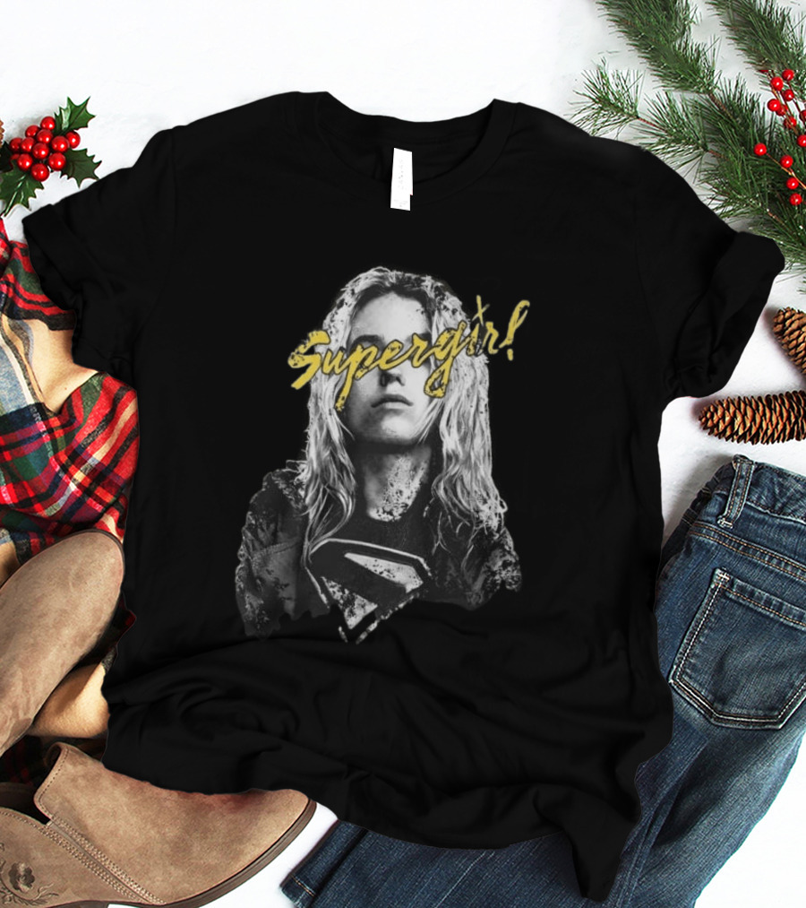 Supergirl Coachella Style Blonde Hero T-Shirt