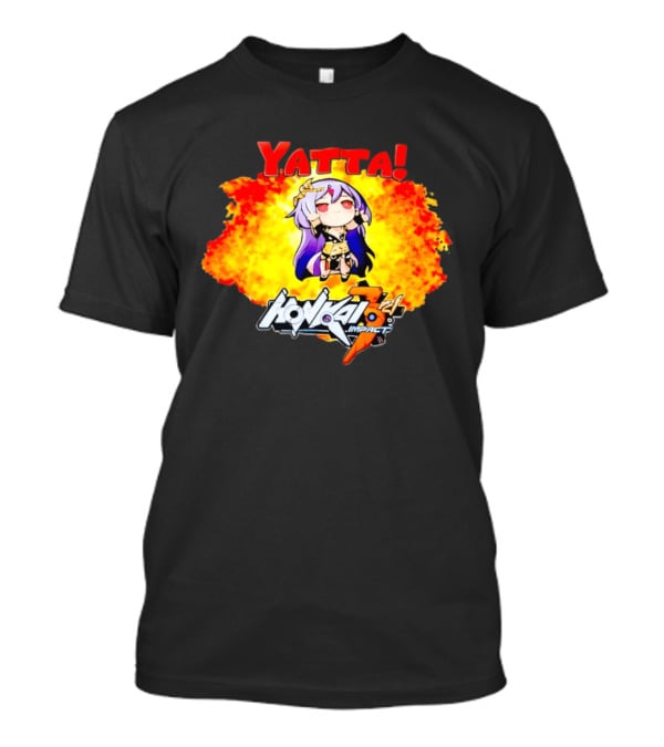 Yatta Honkai Impact 3rd Anime Character Celebration Explosion T-Shirt