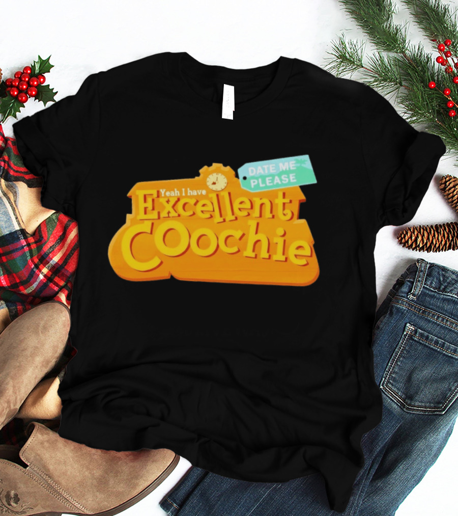 Yeah I Have Excellent Coochie Date Me Please Text With T-Shirt
