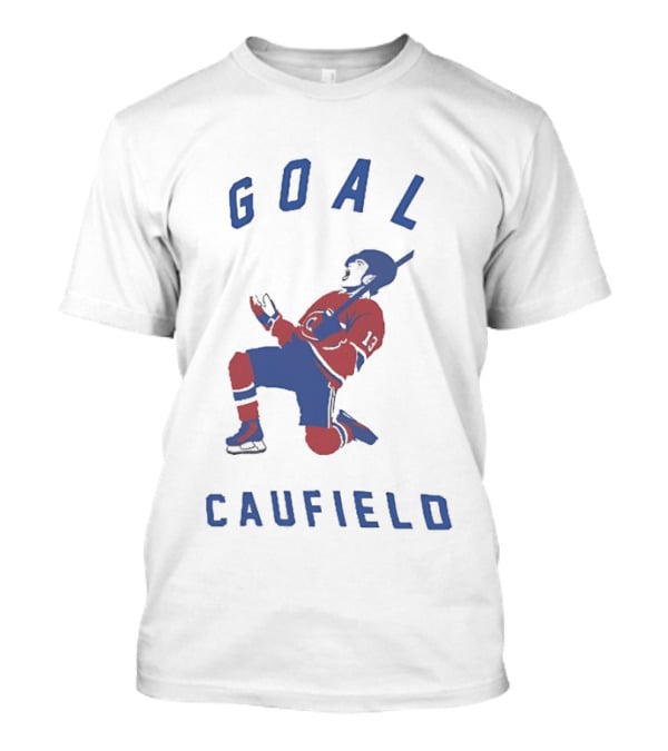 GOAL Caufield Montreal Canadiens Ice Hockey Celebration T-Shirt