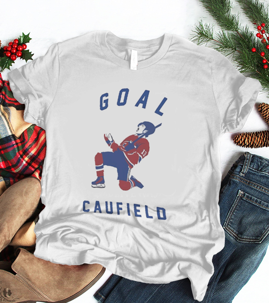 GOAL Caufield Montreal Canadiens Ice Hockey Celebration T-Shirt