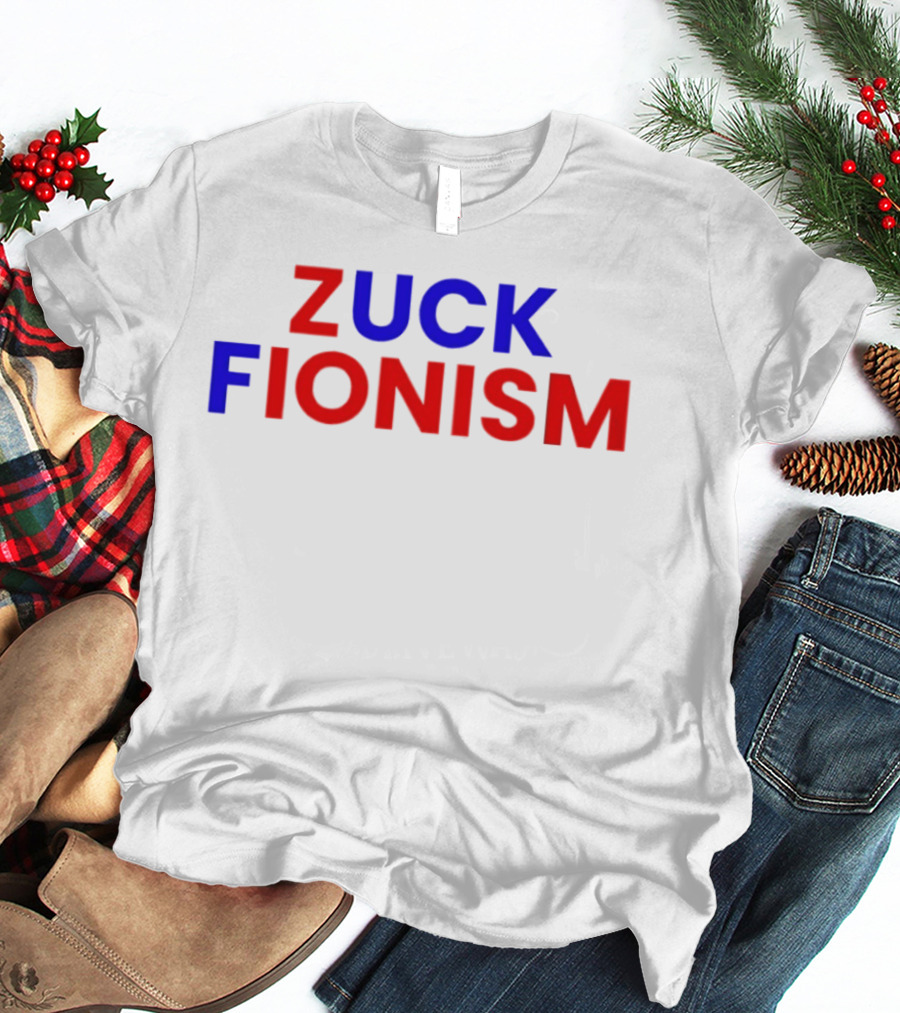 F*** Zuck Fionism Blue Red T-Shirt