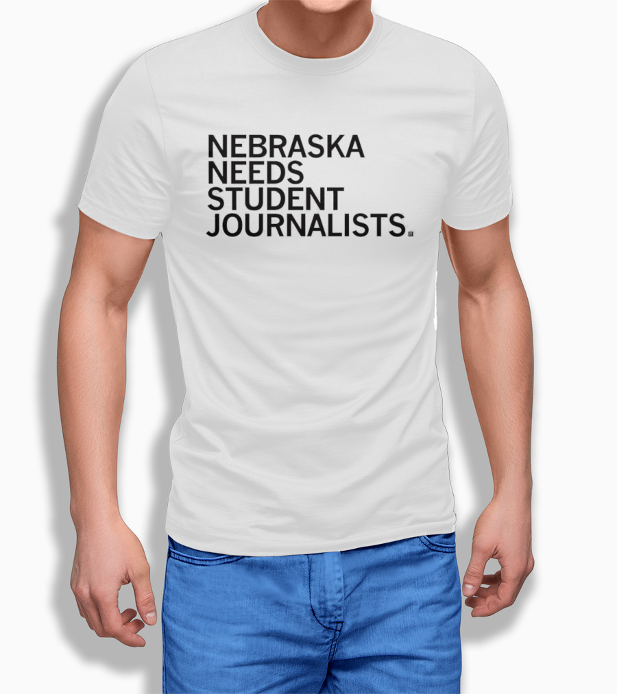 Nebraska Needs Student Journalists Grey T-Shirt