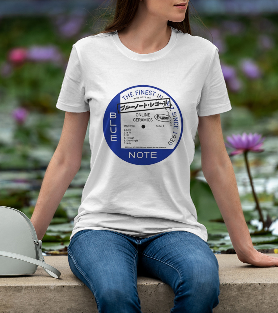 Online Ceramics Blue Note Jazz Collection 1939 Vintage Record T-Shirt
