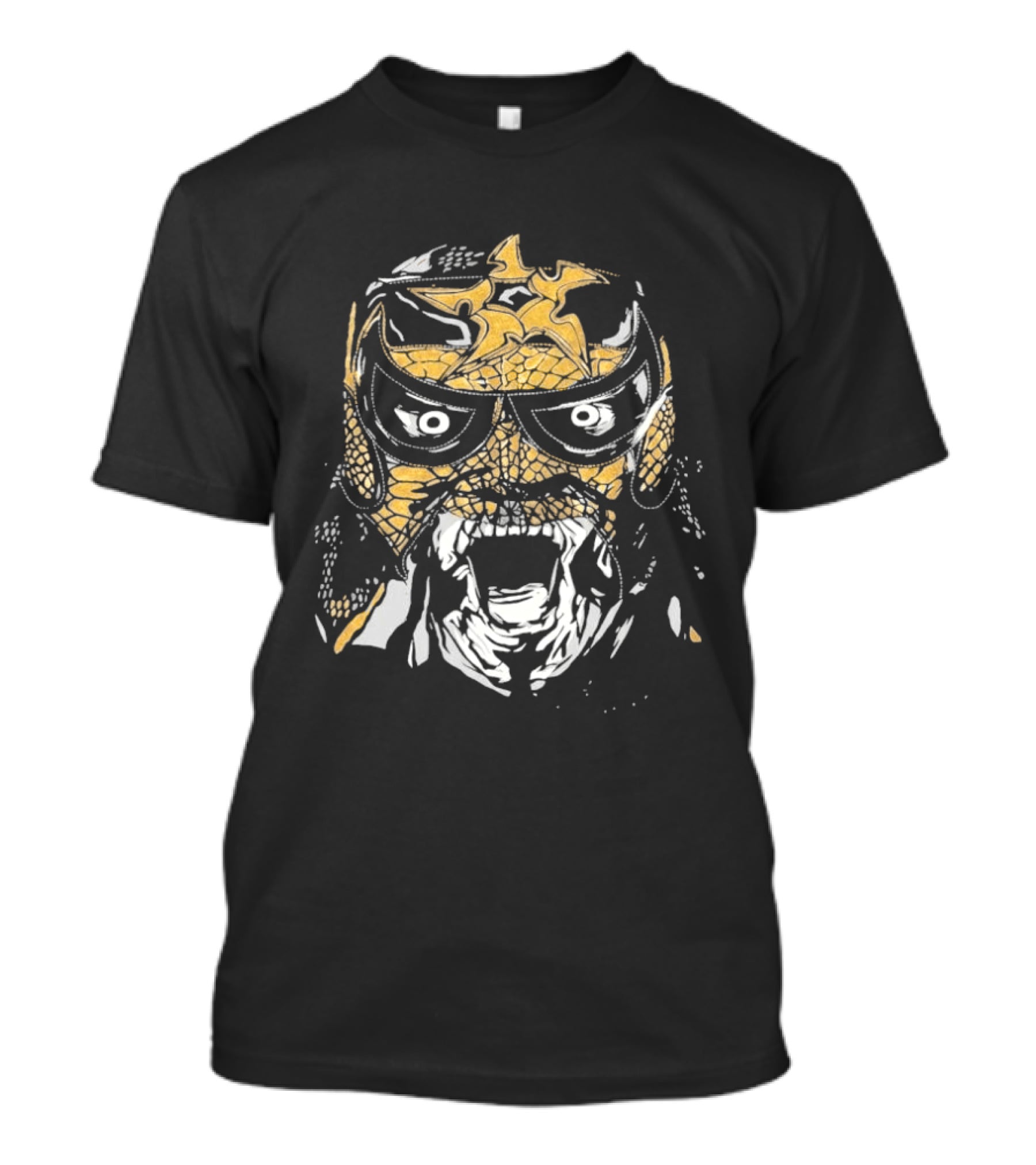 George Kittle Wrestlemania 42 Pentagon Jr Masked Warrior Face Paint T-Shirt