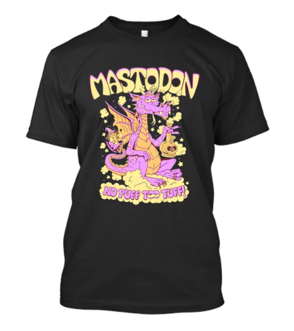 Mastodon No Puff Too Tuff Wizard Dragon 420 T-Shirt