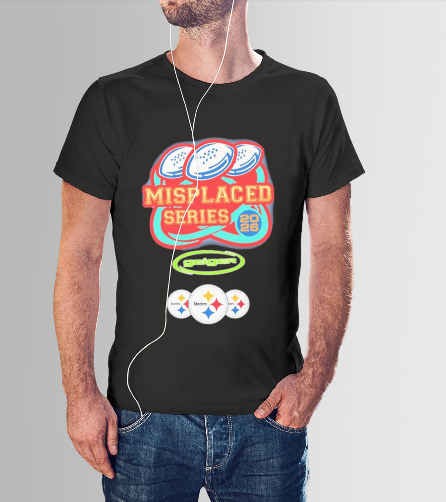 Steelers Misplaced Series 2026 Geiger T-Shirt