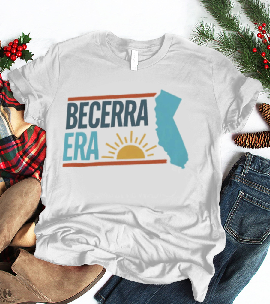 Becerra Era California 2026 Governor Campaign Sun State T-Shirt