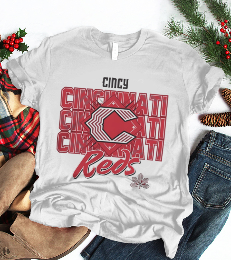 Cincinnati Reds Cincy 2026 City Connect Modern Layered T-Shirt