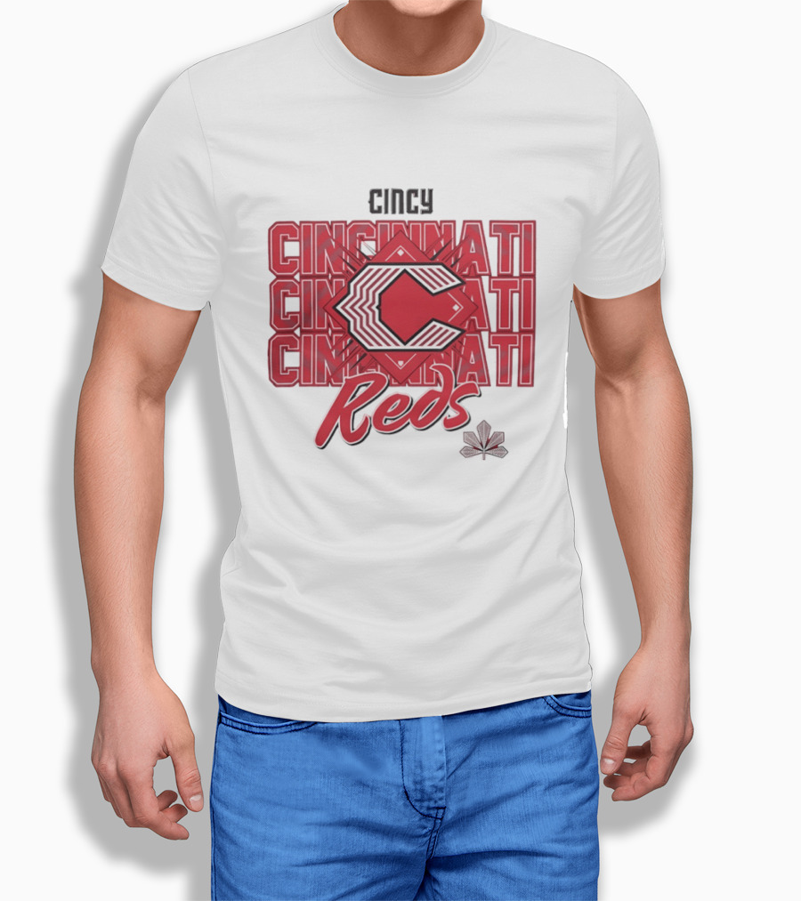 Cincinnati Reds Cincy 2026 City Connect Modern Layered T-Shirt
