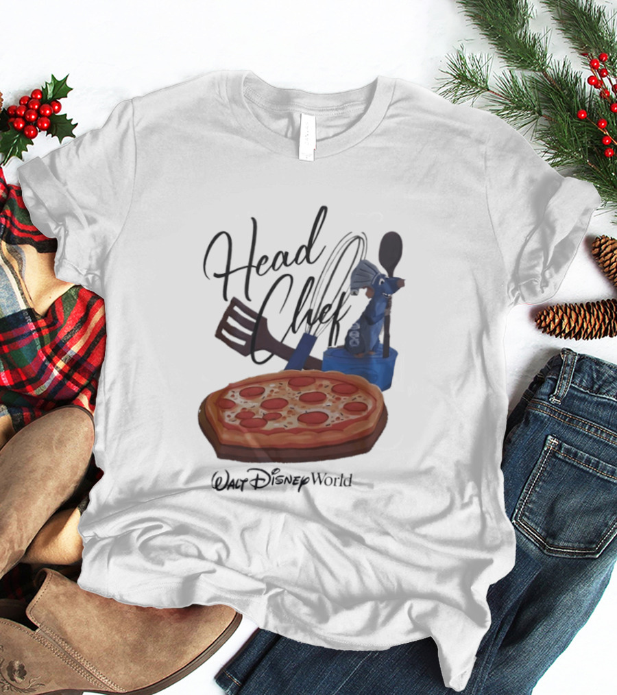 Head Chef Ratatouille Pizza Walt Disney World T-Shirt