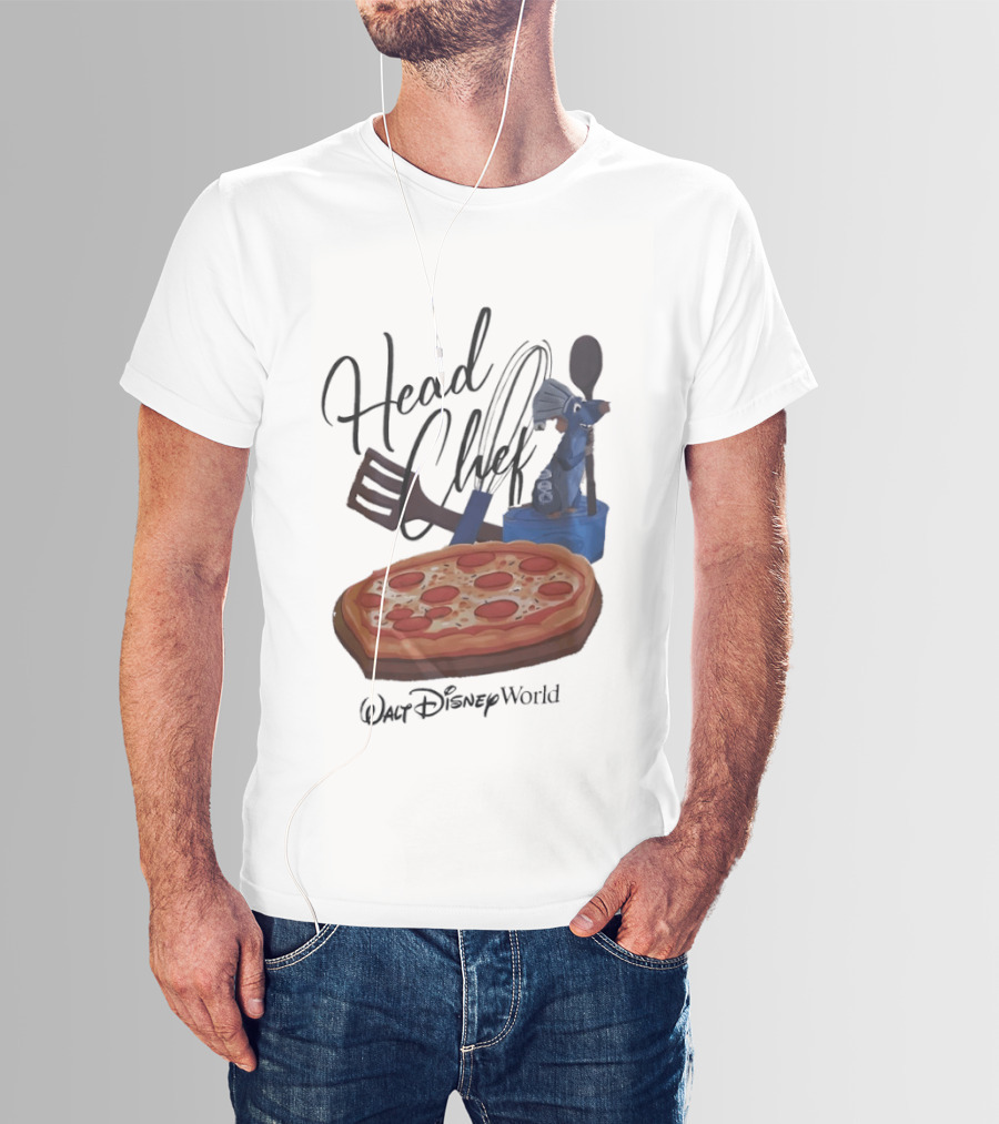Head Chef Ratatouille Pizza Walt Disney World T-Shirt