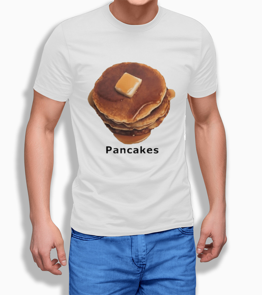 Pancakes Syrup Stack With Butter Topping T-Shirt